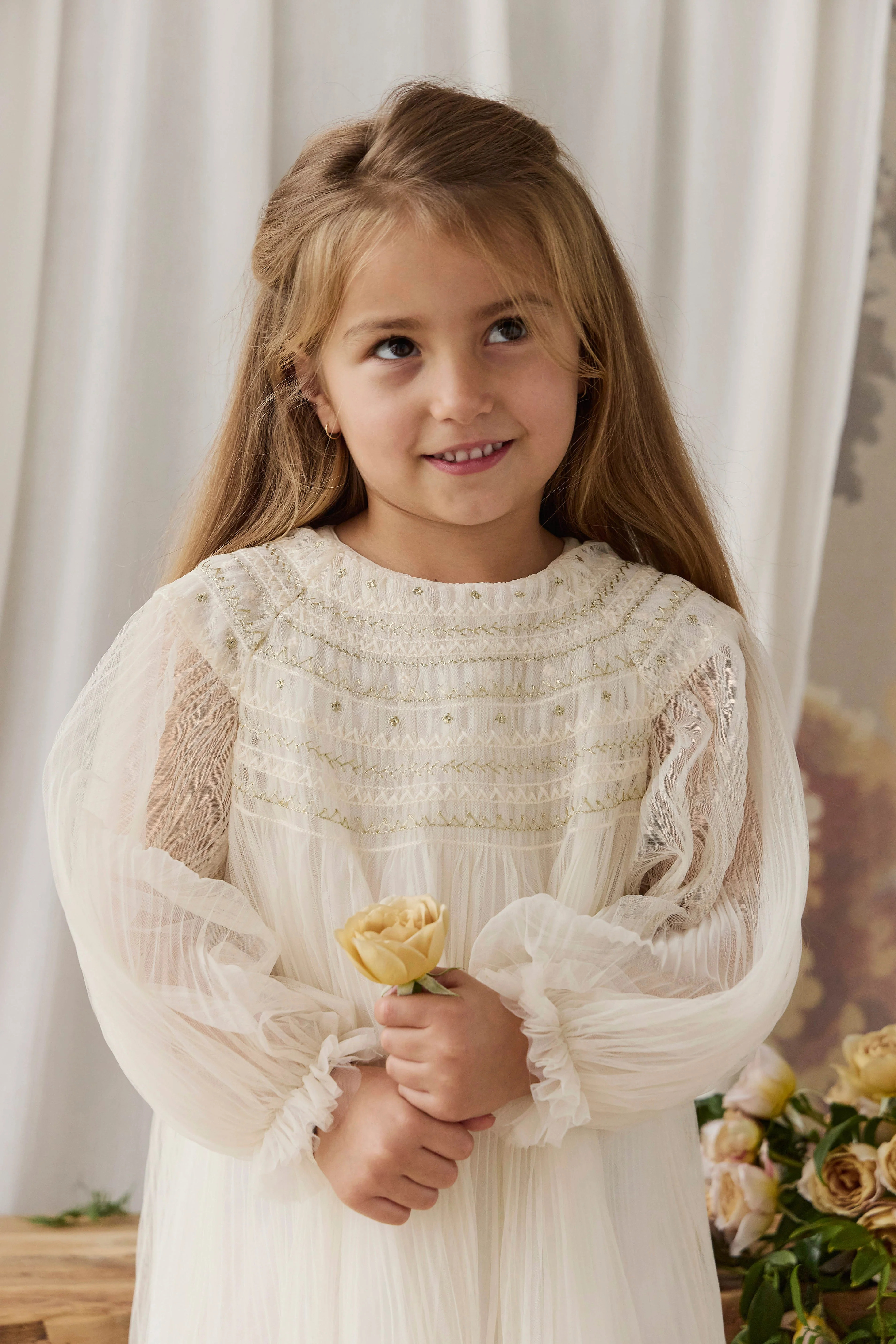 Lydie Tulle Dress - Snow Angel | Jamie Kay