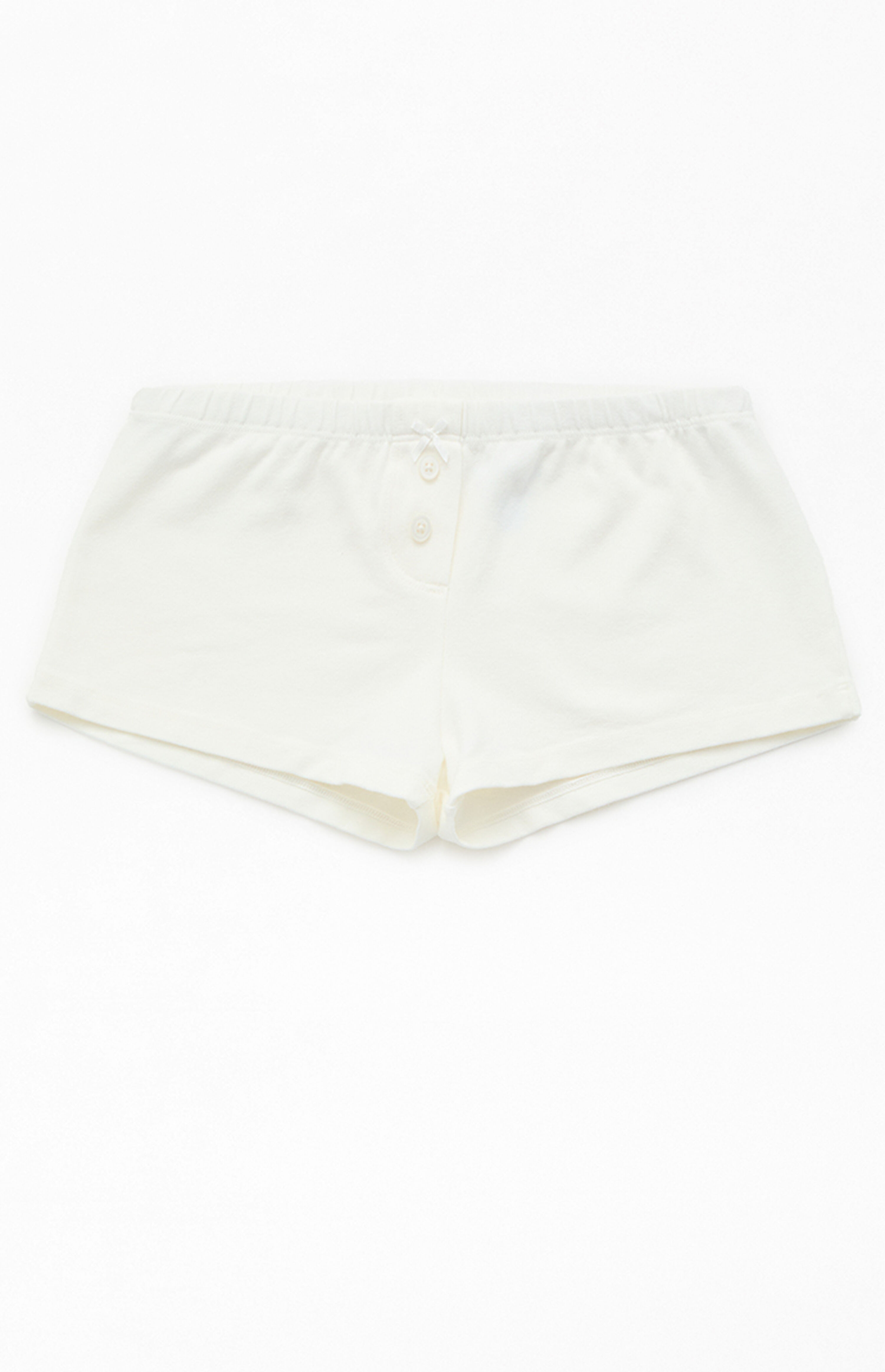 John Galt White Boxer Boyshorts | PacSun