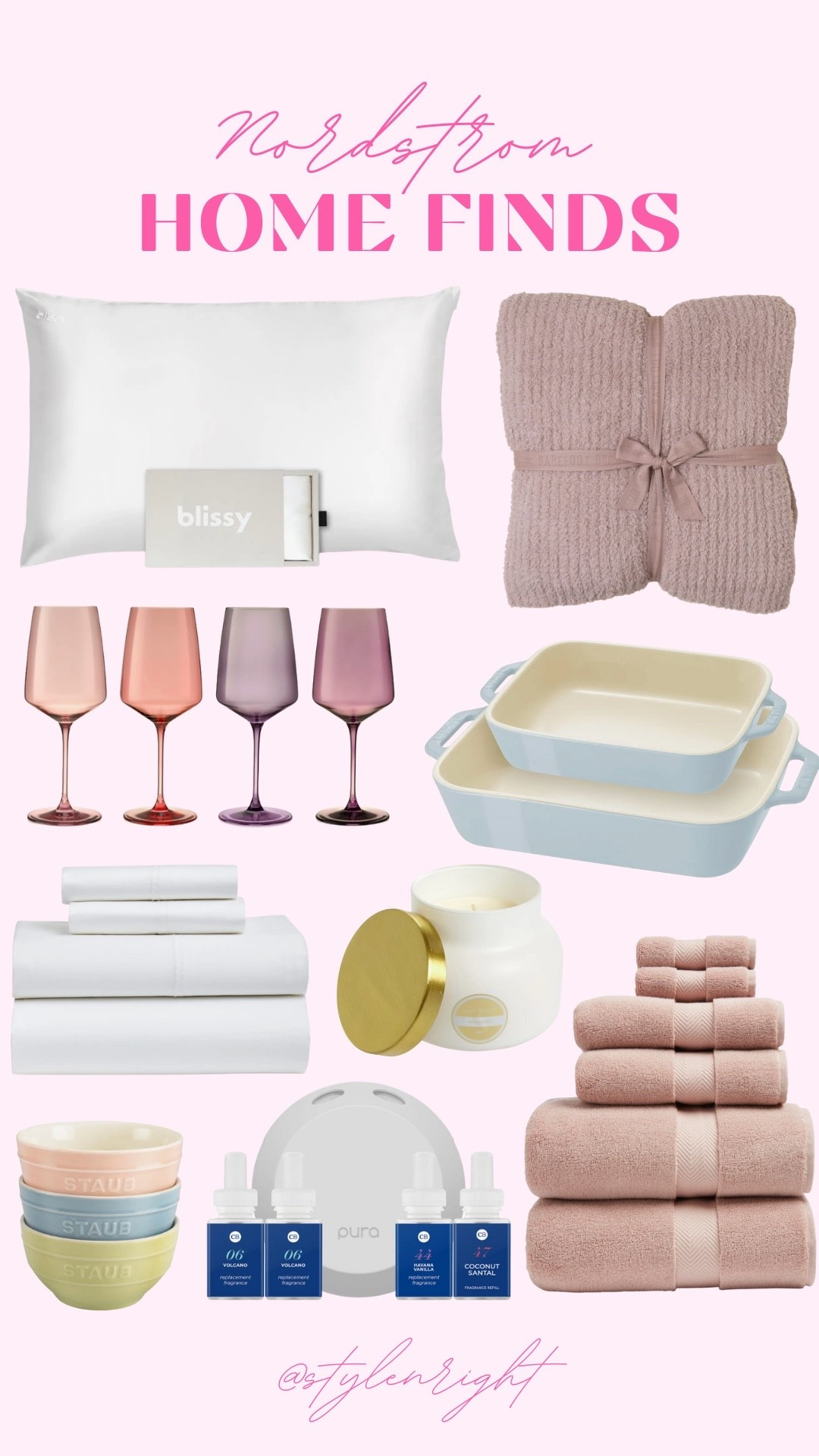Love these home finds from Nordstrom! 

Nordstrom sale, Nsale, Home, home finds, home essentials, kitchen finds, home decor, summer home decor, silk pillow case, throw blanket, baking dishes, wine glasses, towel set, sheet set, volcano candle, Pura, Nordstrom 

#LTKStyleTip #LTKHome #LTKOver40
