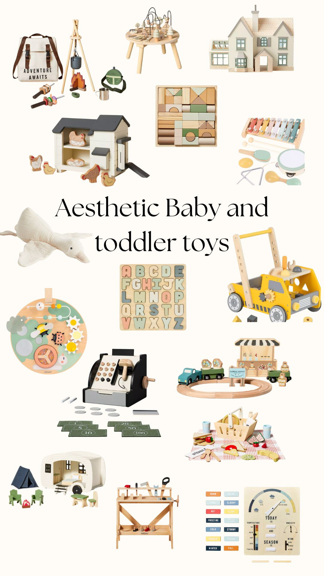 Aesthetic baby and toddler toys that you will love! Aesthetic and functional! 

#Aesthetictoys #Aestheticbayfinds 

 #LTKHome #LTKBaby #LTKKids