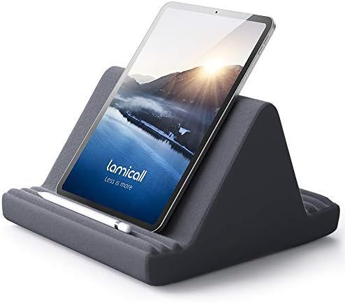 Amazon.com: Tablet Pillow Stand, Pillow Soft Pad for Lap - Lamicall Tablet Holder Dock for Bed wi... | Amazon (US)