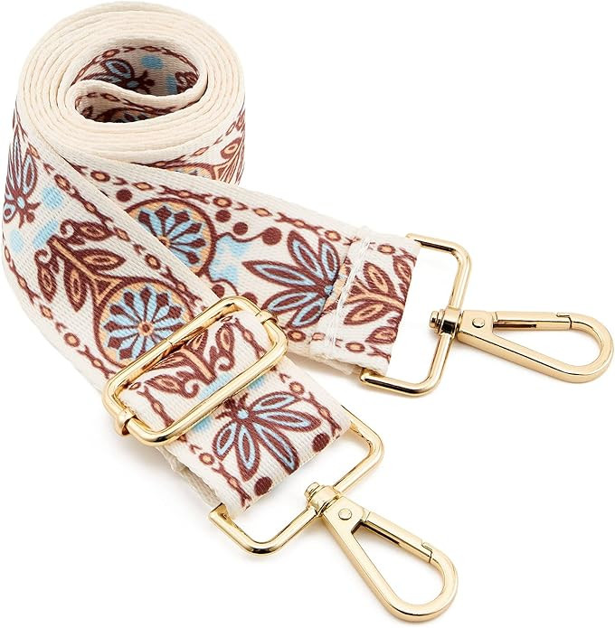 Wide Shoulder Strap Adjustable Replacement Belt Crossbody Canvas Bag Handbag | Amazon (US)