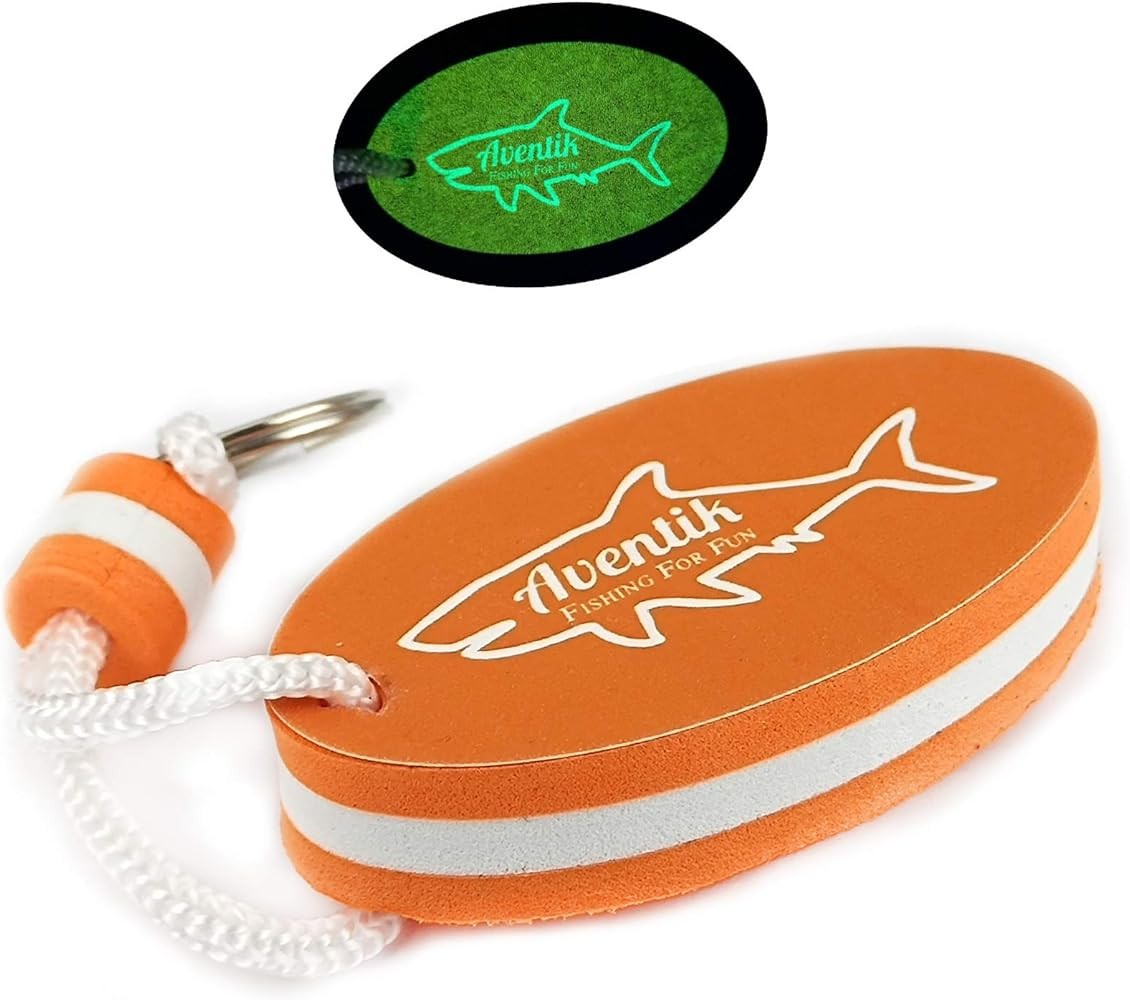 Riverruns Floating Key Ring Glow in Dark Lightweight Water Buoyant Key chain, Boat Kayak Key Chai... | Amazon (US)