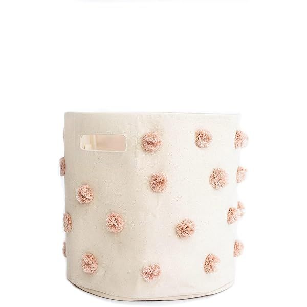 PEHR Pom Pom Peony Pink Bin, Large | Amazon (US)