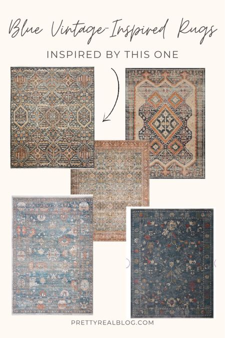 The rejuvenation “price" rug is beautiful but rings up at over $2000. I’ve rounded up a handful of other navy and coral vintage inspired rugs at various prices (starting at $179!). Hand knotted rug, navy rug, blue rug, blue and orange rug, blue and coral rug, muted vintage rug. Rejuvenation look for less 

#LTKhome