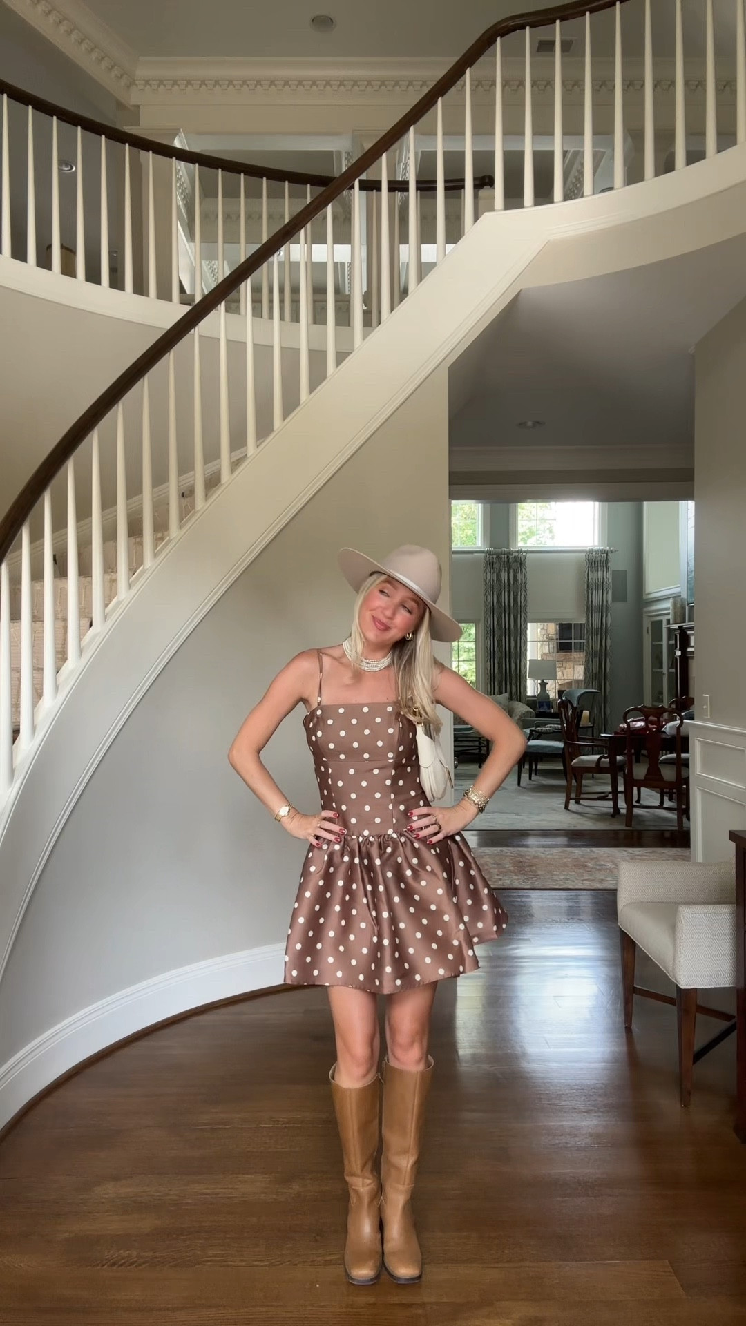 THIS POLKA DOT DRESS 😍 Wore it to a music festival where Megan Moroney was playing because I felt like she would appreciate it! 

#LTKStyleTip #LTKParties #LTKShoeCrush