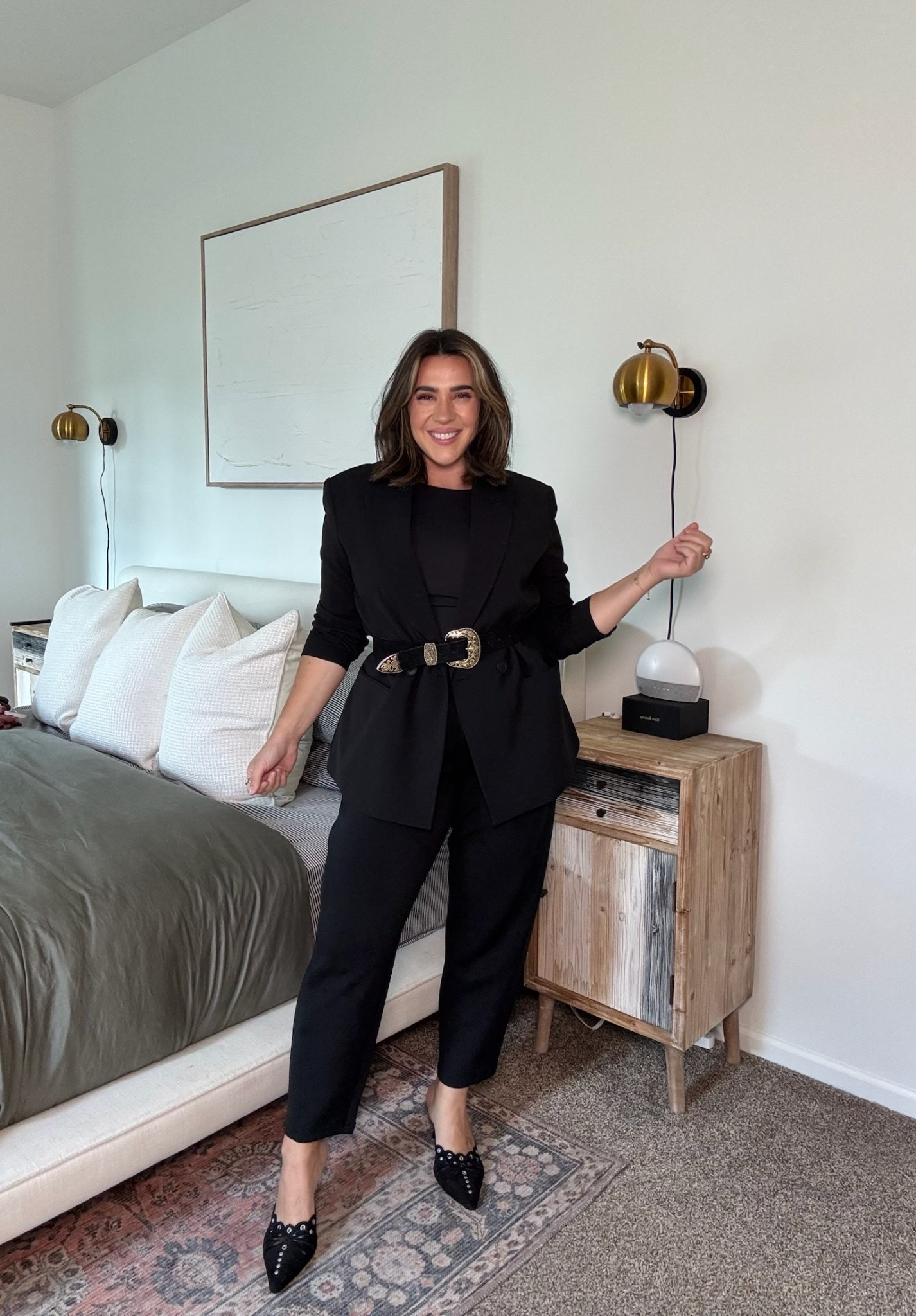 Here are those same barrel air essentials pants elevated for an office/ business look! I can't believe they're the same pants it makes a completely different outfit! So cute & comfy! 

Use code NINAXSPANX for 15% off your first order! 

#LTKWorkwear #LTKStyleTip #LTKMidsize