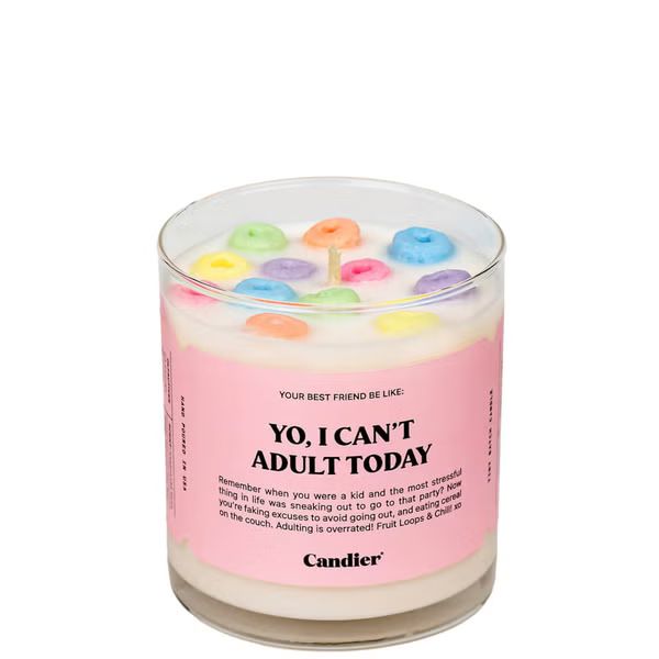 Candier Yo, I Can't Adult Today Candle 255g | Skinstore