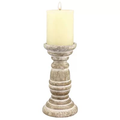 Small Cone Wood Tabletop Candlestick Size: 7.87" H x 4.25" W x 4.25" D | Wayfair North America