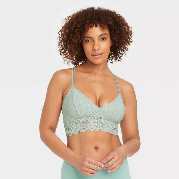 Women's Lace Longline Bralette - Auden™ | Target