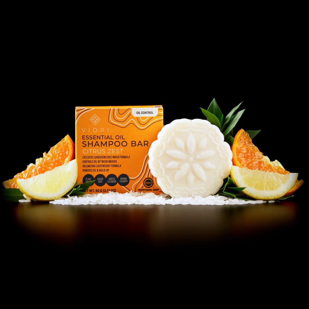 Citrus Zest Essential Oil Shampoo Bar | Viori