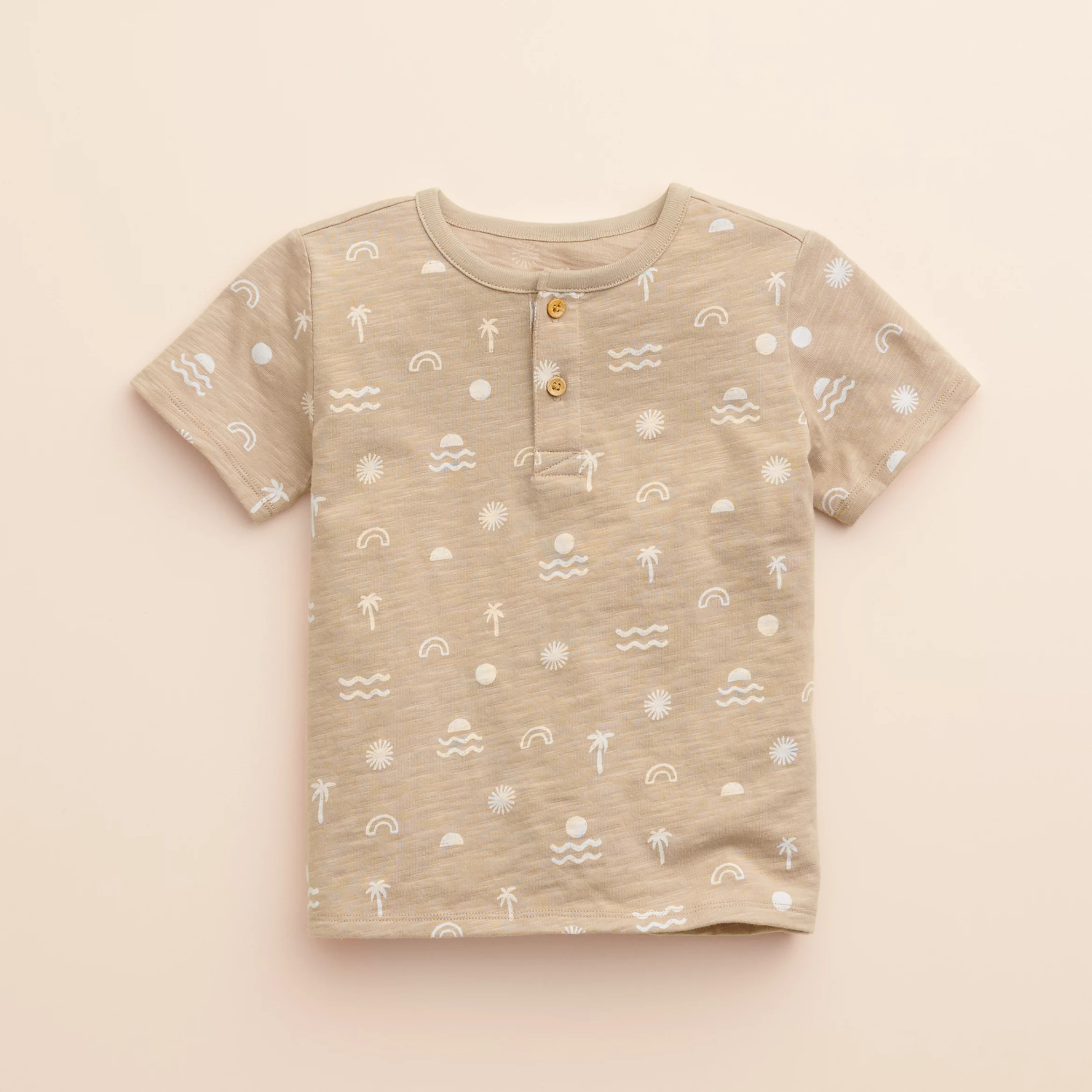 Baby & Toddler Little Co. by Lauren Conrad Organic Short-Sleeve Henley Tee | Kohl's
