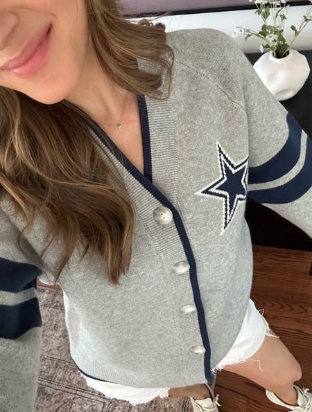 Abercrombie has the best NFL collection that always goes so fast! I thought this cardigan was so cute and would be perfect for fall.  

#LTKStyleTip #LTKSeasonal