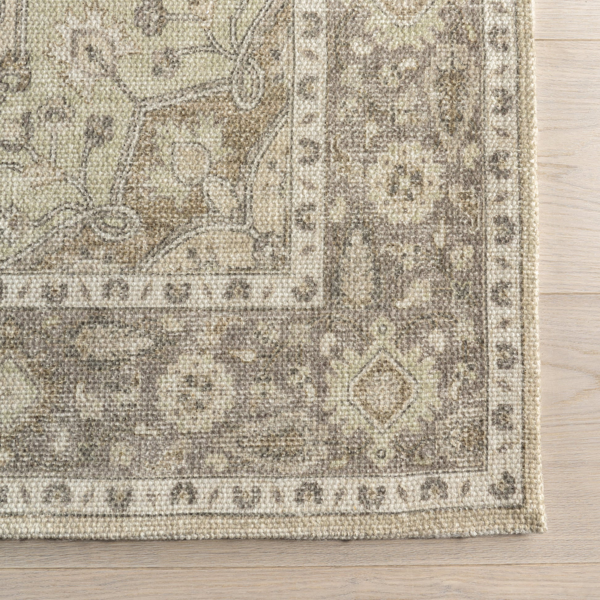 Spindle Medallion Wool and Cotton Rug | Rugs USA