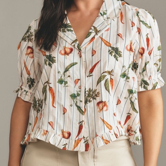 Maeve Veggie Blouse 🥕 🌱 | Poshmark