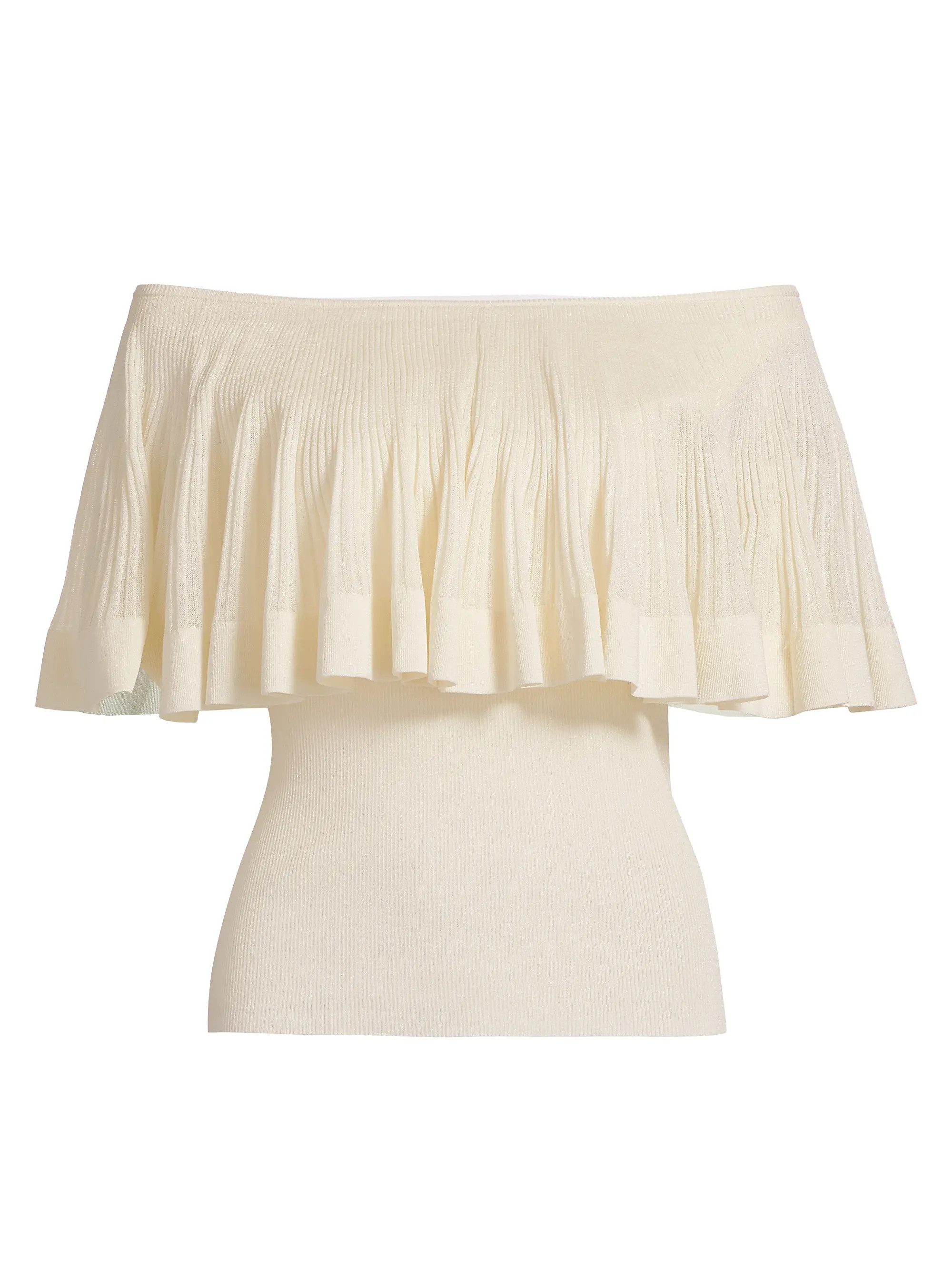 Zimmermann Off-The-Shoulder Ruffle Top | Saks Fifth Avenue | Saks Fifth Avenue