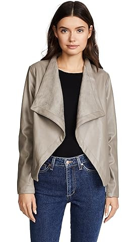 BB Dakota Women's Wade Drape Front Faux Suede Jacket | Amazon (US)