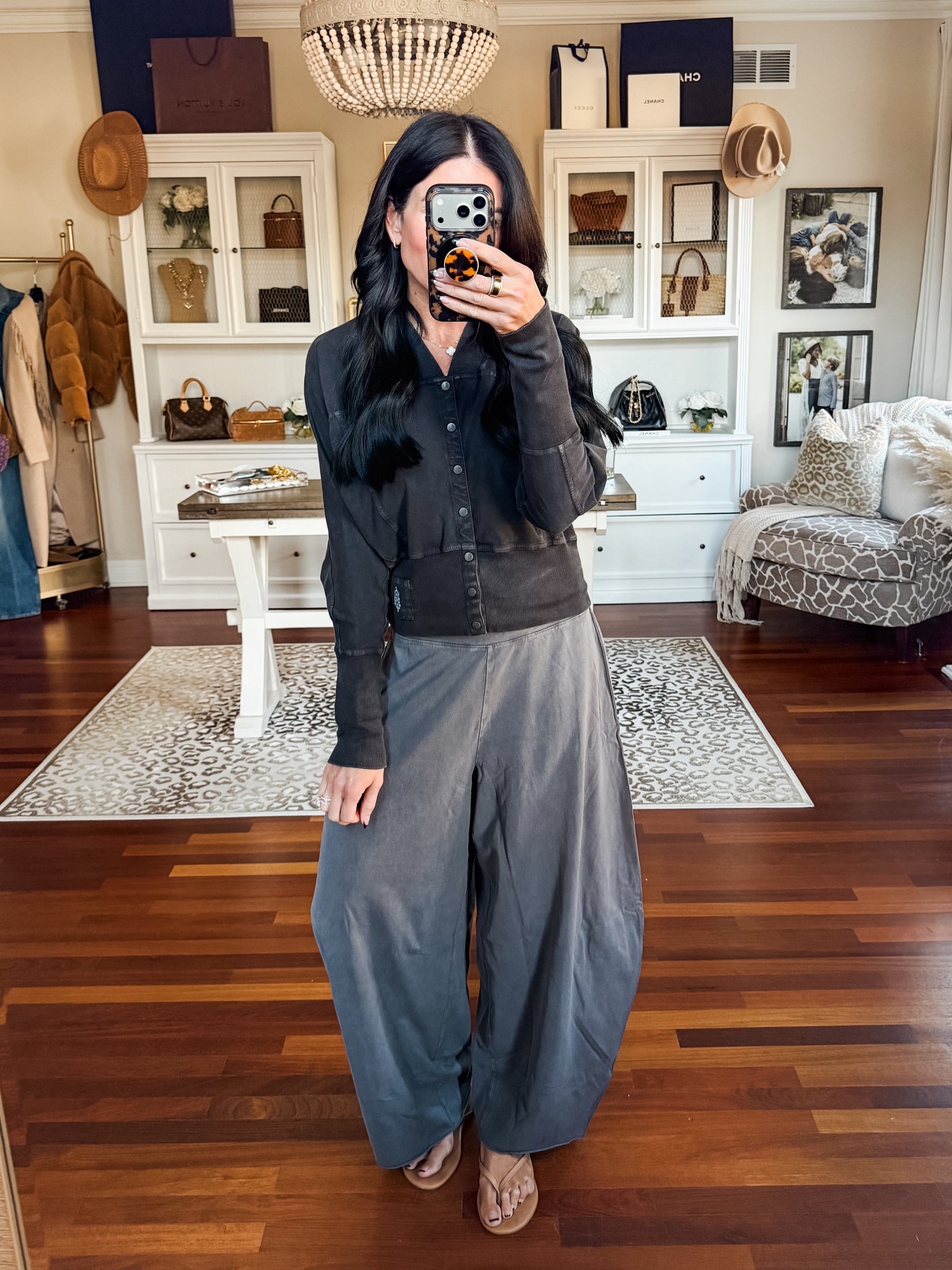 Love these pants but need to size down to XS
Cardi is a small 

#LTKSeasonal #LTKootd #LTKmomlife