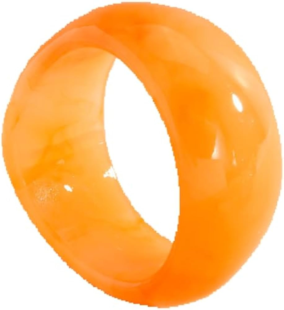 Caiyao Colorful Chunky Acrylic Resin Bangle Bracelets Vintage Irregular Geometric Oval Plastic Wr... | Amazon (US)