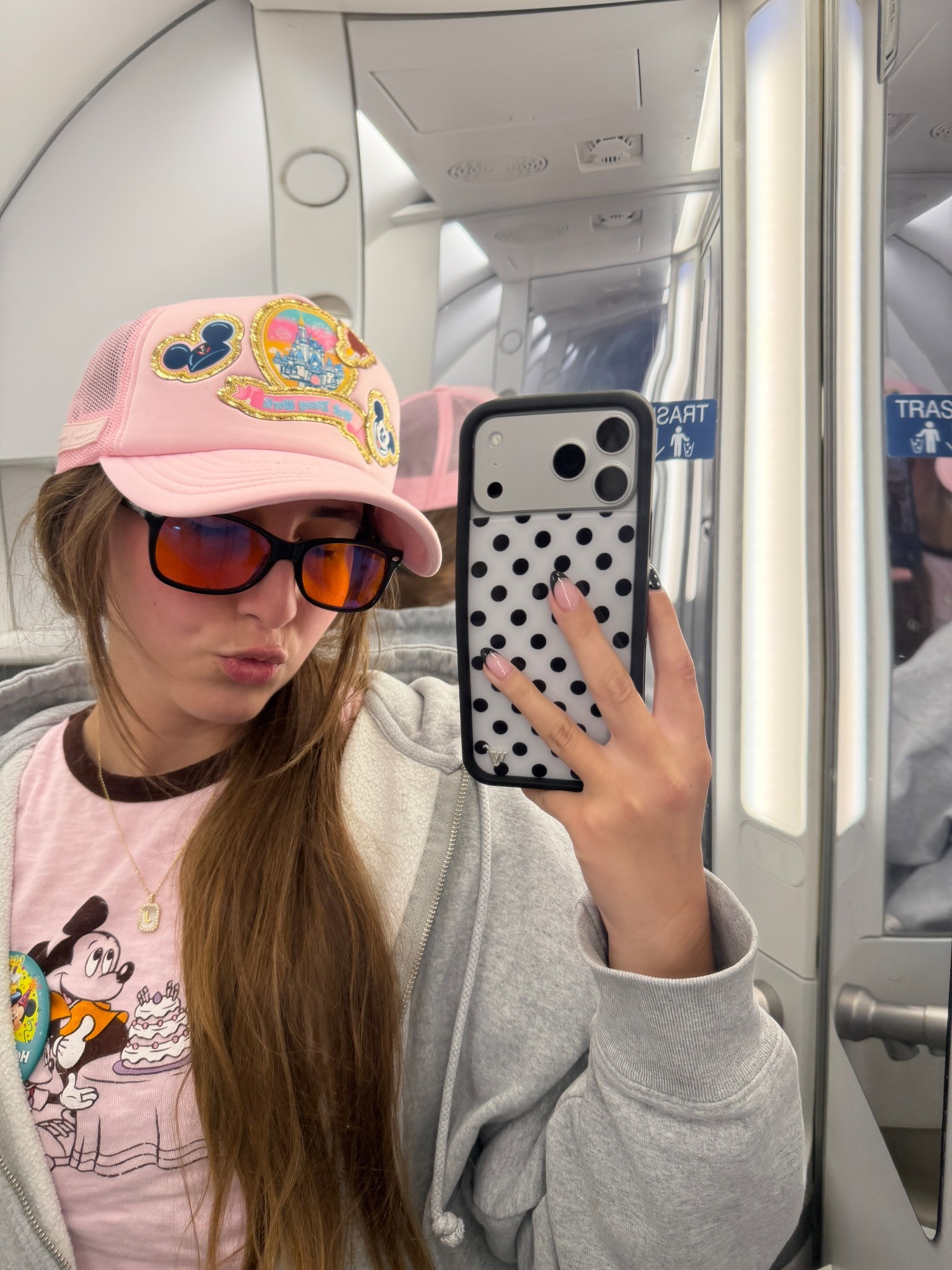 Have to have my swanwick blue light glasses for traveling (night time swannies pictured here) 

Ig: @jkyinthesky

#travel #travelessential #travelessentials #disneystyle #styleinspo #iphonecase #iphone17promax #glasses #aestheticstyle 

#LTKFindsUnder100 #LTKTravel #LTKStyleTip