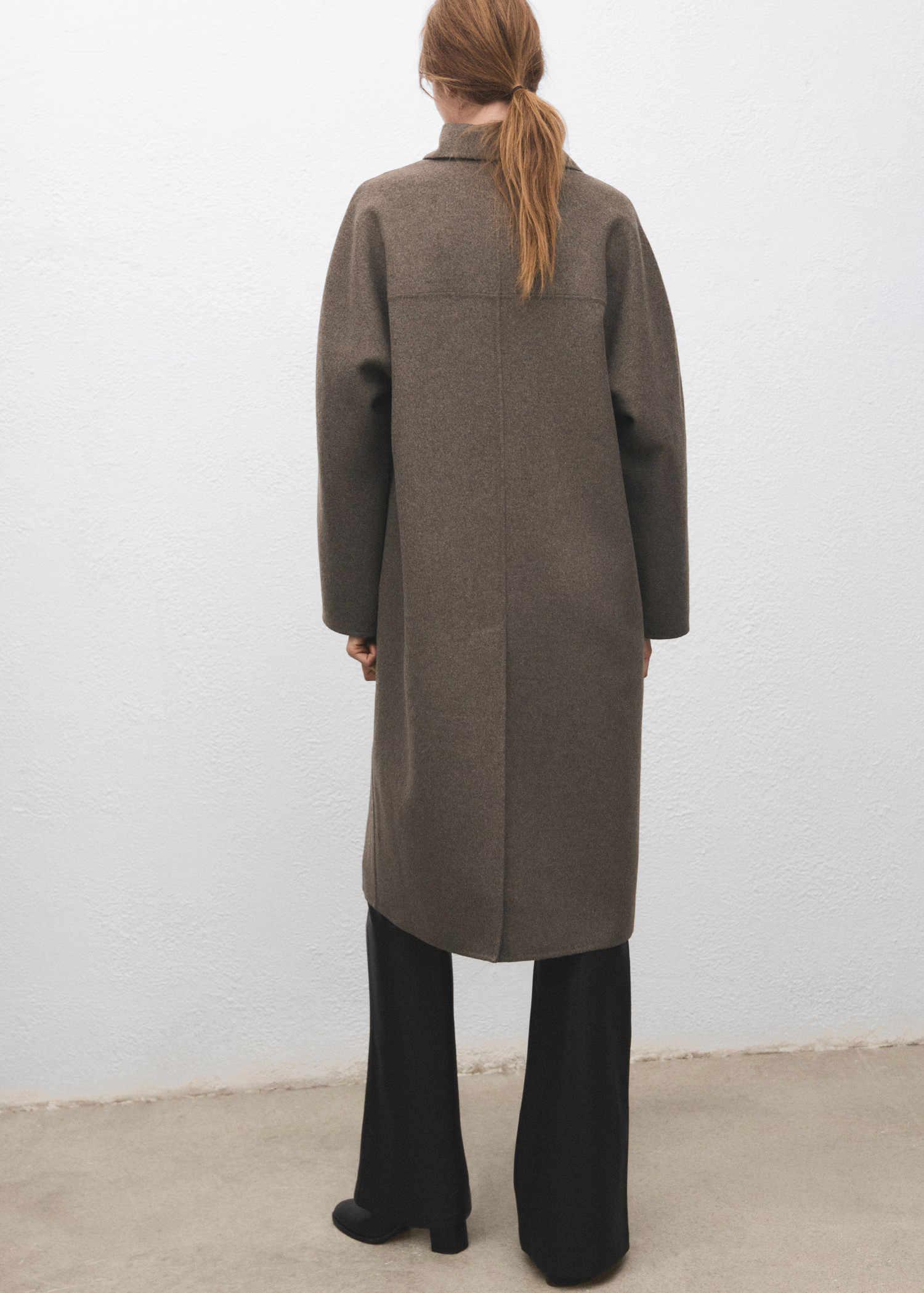 Handmade oversized wool coat | Mango (US/MX/AU)