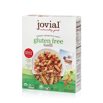 Jovial Organic Gluten-Free Brown Rice Fusilli - 12oz | Target
