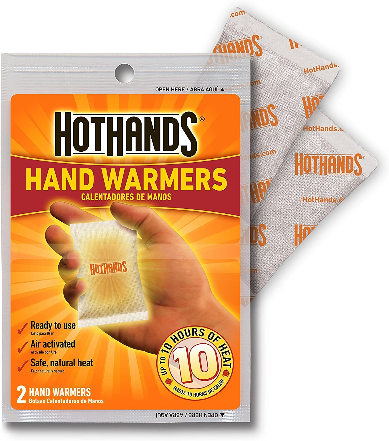 HotHands Hand Warmers - Long Lasting Safe Natural Odorless Air Activated Warmers - Up to 10 Hours... | Amazon (US)