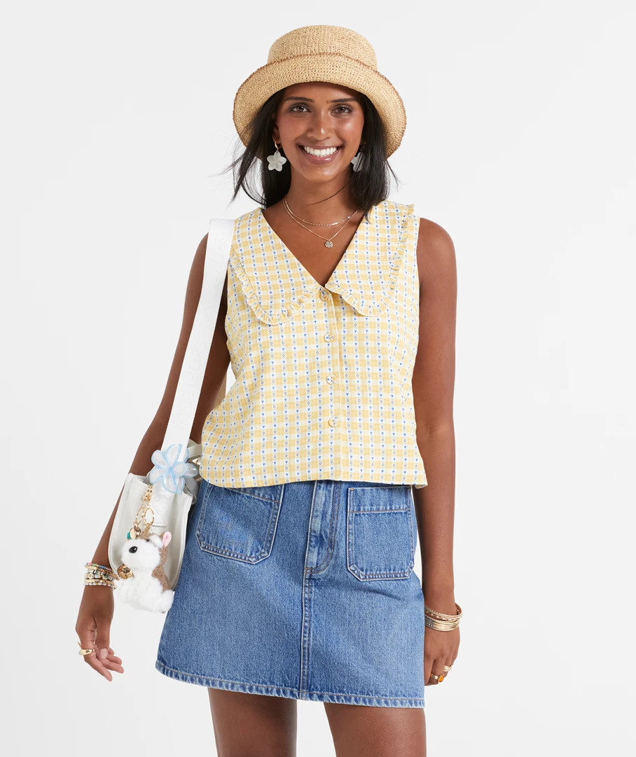 FLORA JACQUARD TOP | Sportsgirl