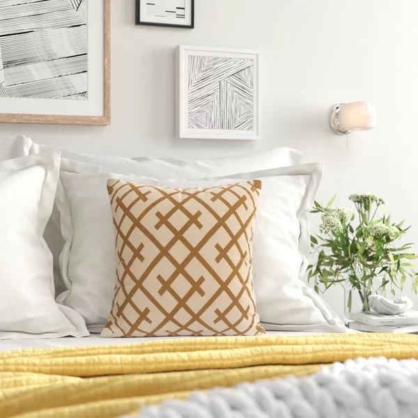 Danville Geometric Throw Pillow | Wayfair North America
