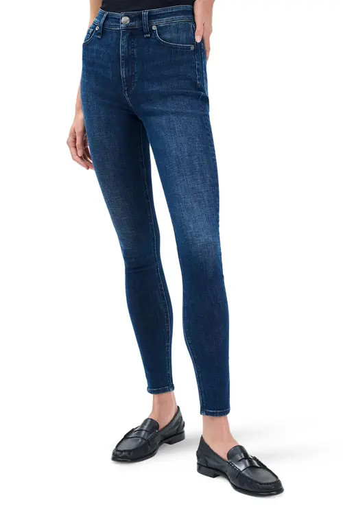 rag & bone Nina Flexi High Waist Skinny Jeans in Lulu at Nordstrom, Size 25 | Nordstrom