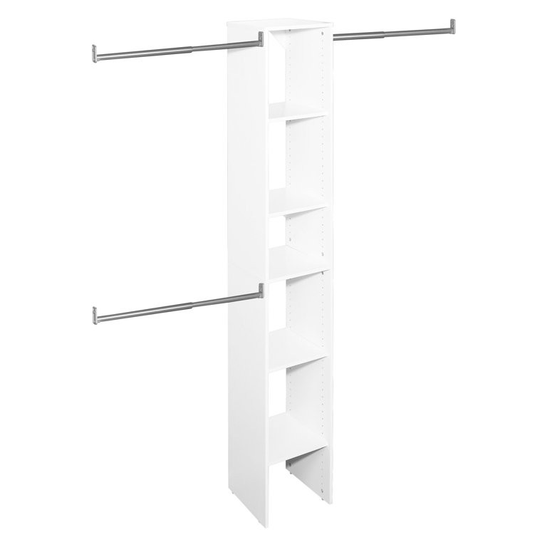 Closetmaid 486700 Suitesymphony 6 To 9 Foot Wide Closet System Kit - White | Walmart (US)