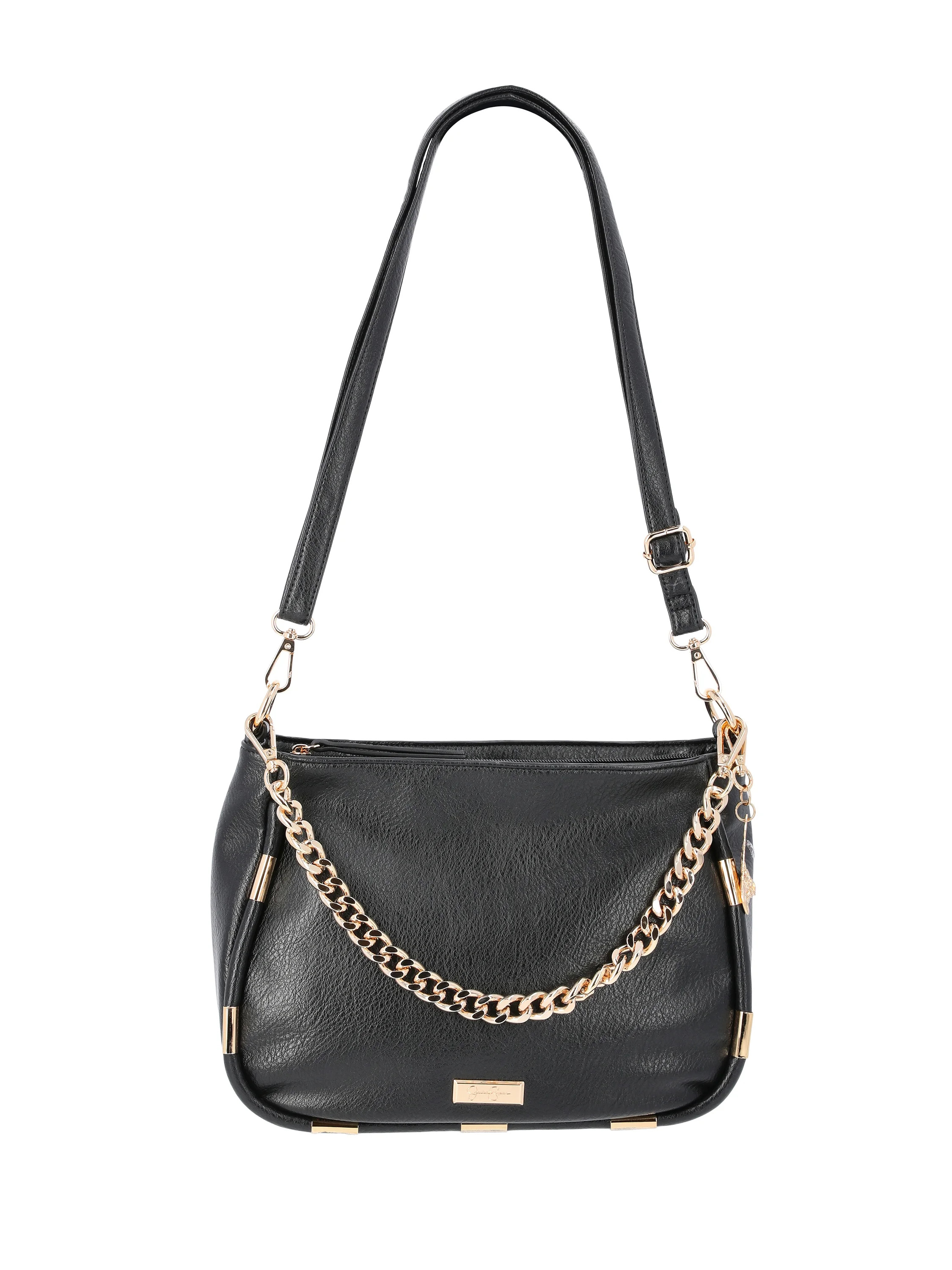 Jessica Simpson Women's Sadie Shoulder Bag, Meteorite Black | Walmart (US)