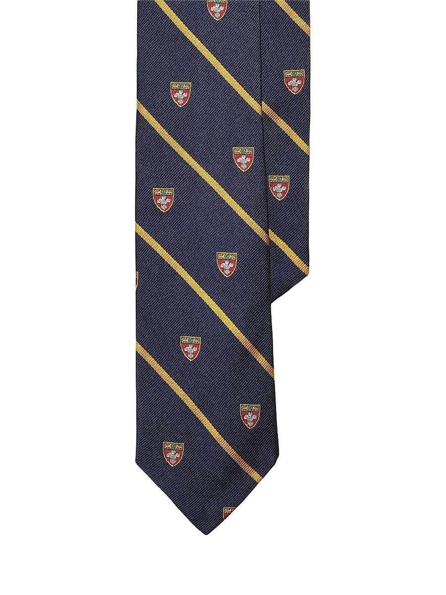 Men's Blazer Clubs Striped Silk Tie - Navy | Saks Fifth Avenue