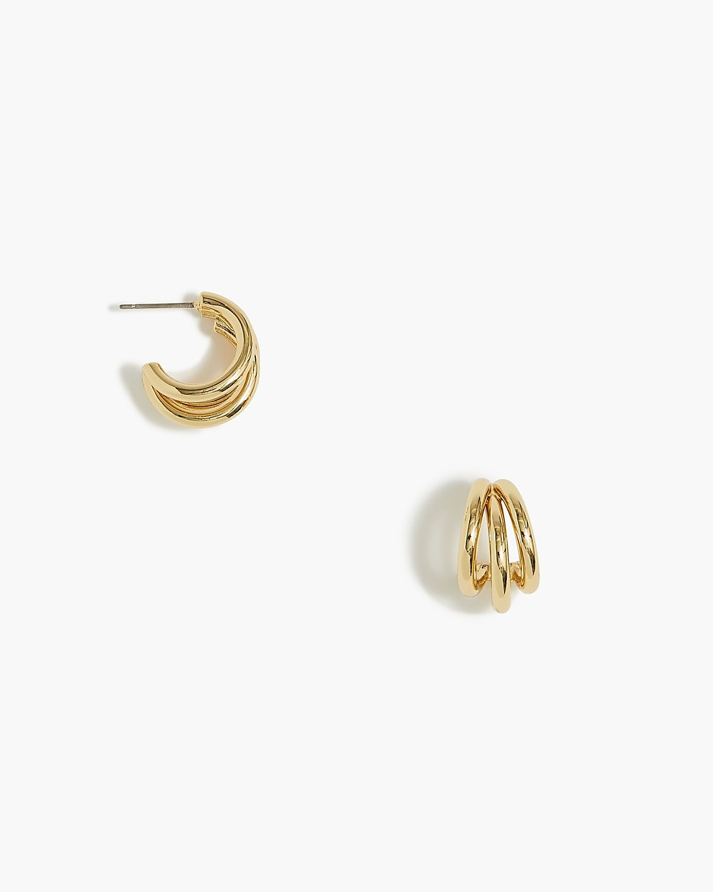 Triple-hoop earrings | J.Crew Factory
