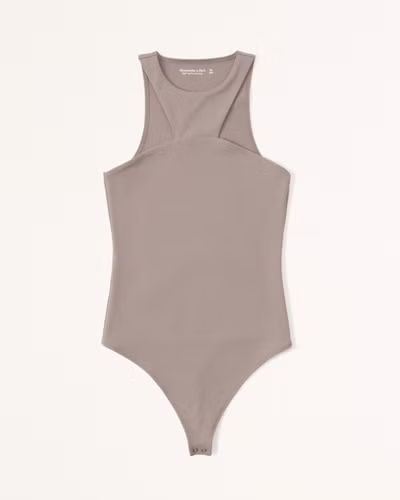 Seamless Fabric High-Neck Bodysuit | Abercrombie & Fitch (US)