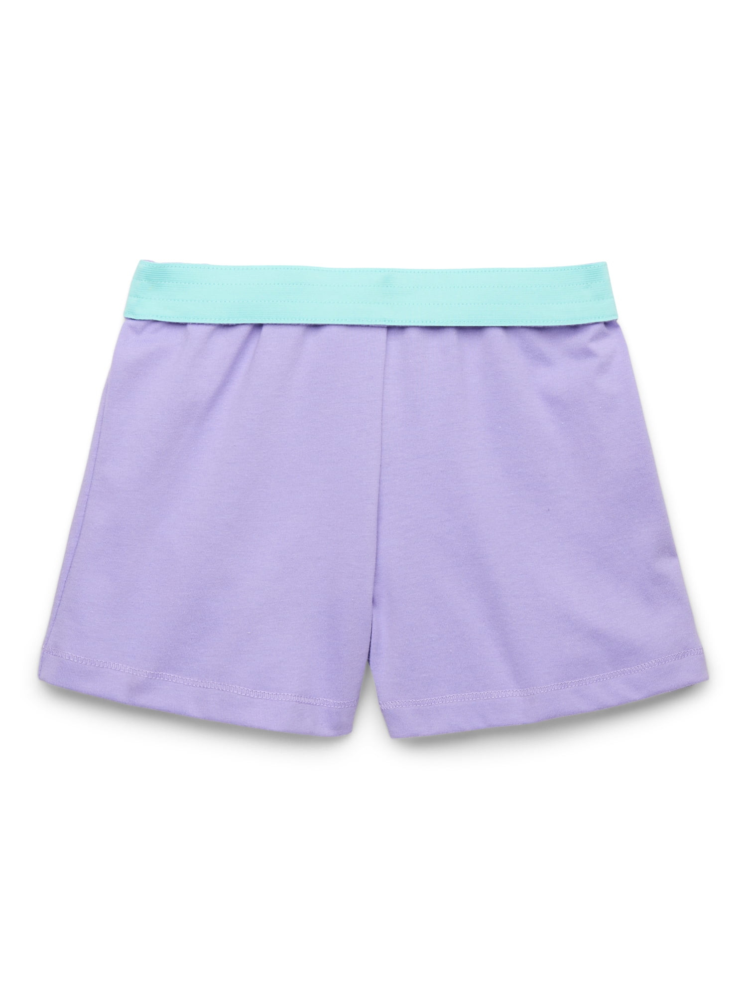 Wonder Nation Girls Kid Tough Knit Shorts, Sizes 4-18 & Plus | Walmart (US)