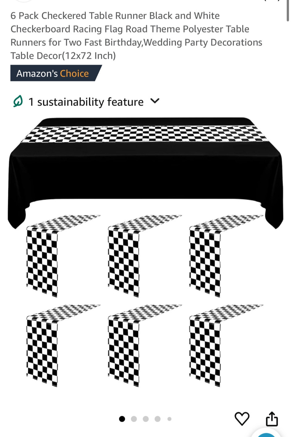 Perfect table runners for a monster jam or race car theme birthday party! Great price too. 🧡🛻🏎️🏁

#LTKparties #LTKfamily #LTKkids