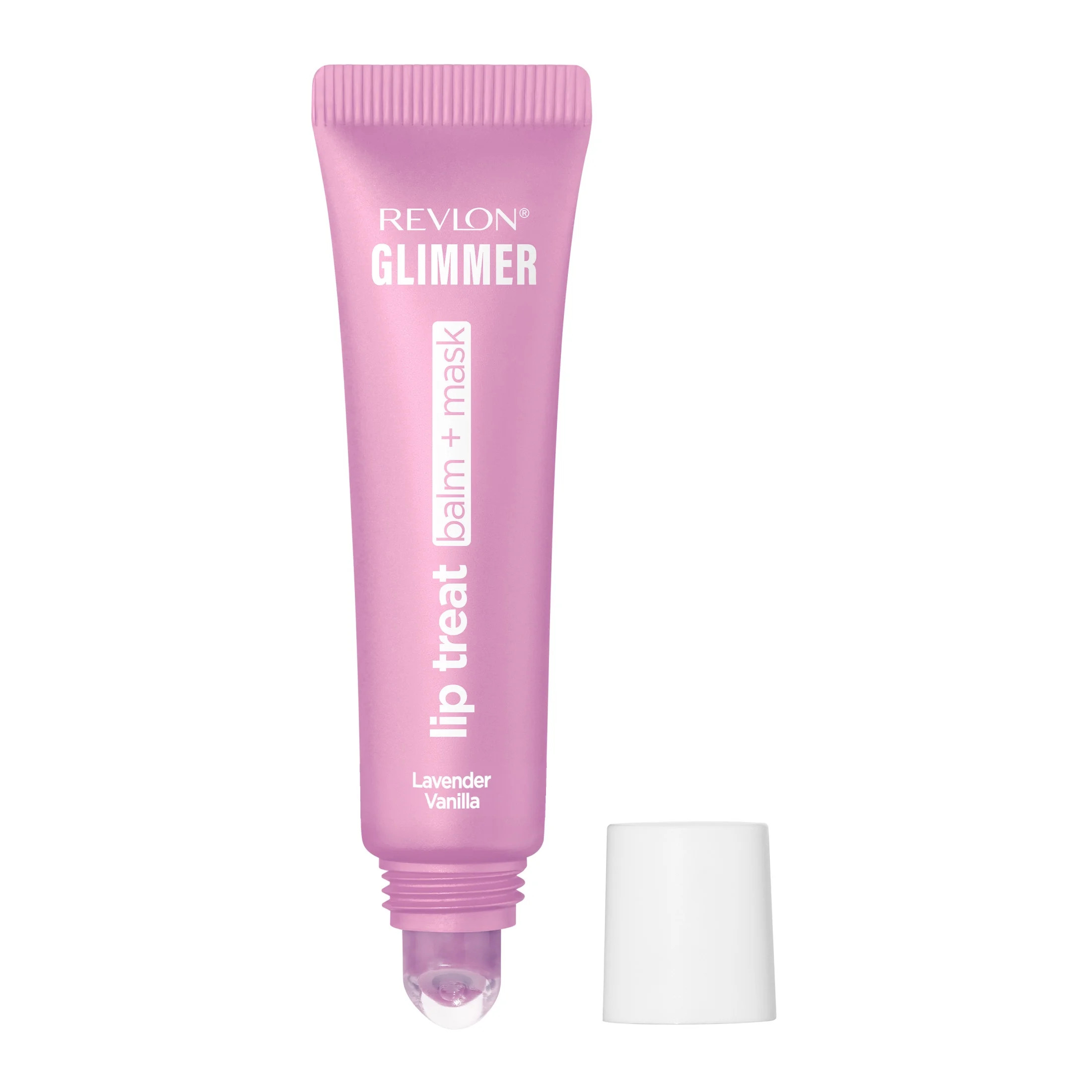 Revlon Glimmer Lip Treat Balm + Mask for Dry Lips, Overnight, 004 Lavender Vanilla, 0.4 fl oz | Walmart (US)