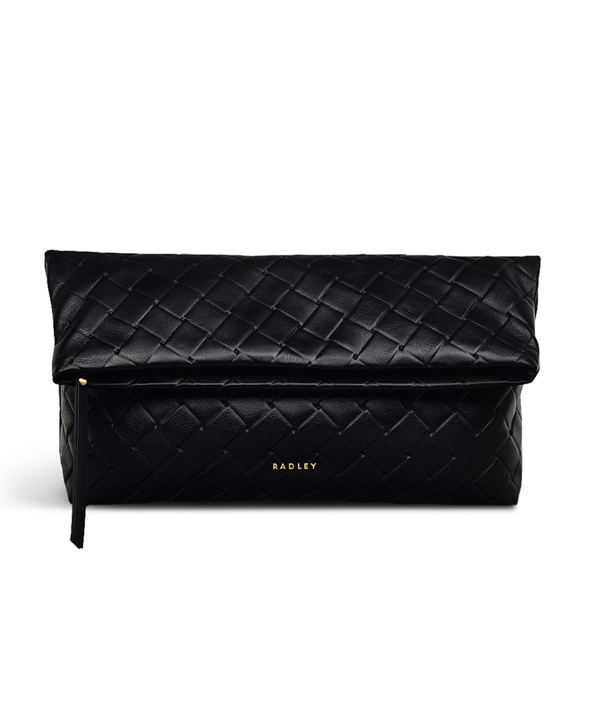 Radley London Weaver Lane Medium Flapover Clutch - Black | Macy's