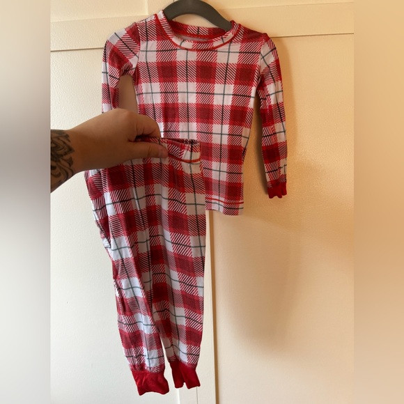 Angel Dear Bamboo Toddler Christmas Plaid Matching Set Pajamas Size 12-18 Months | Poshmark