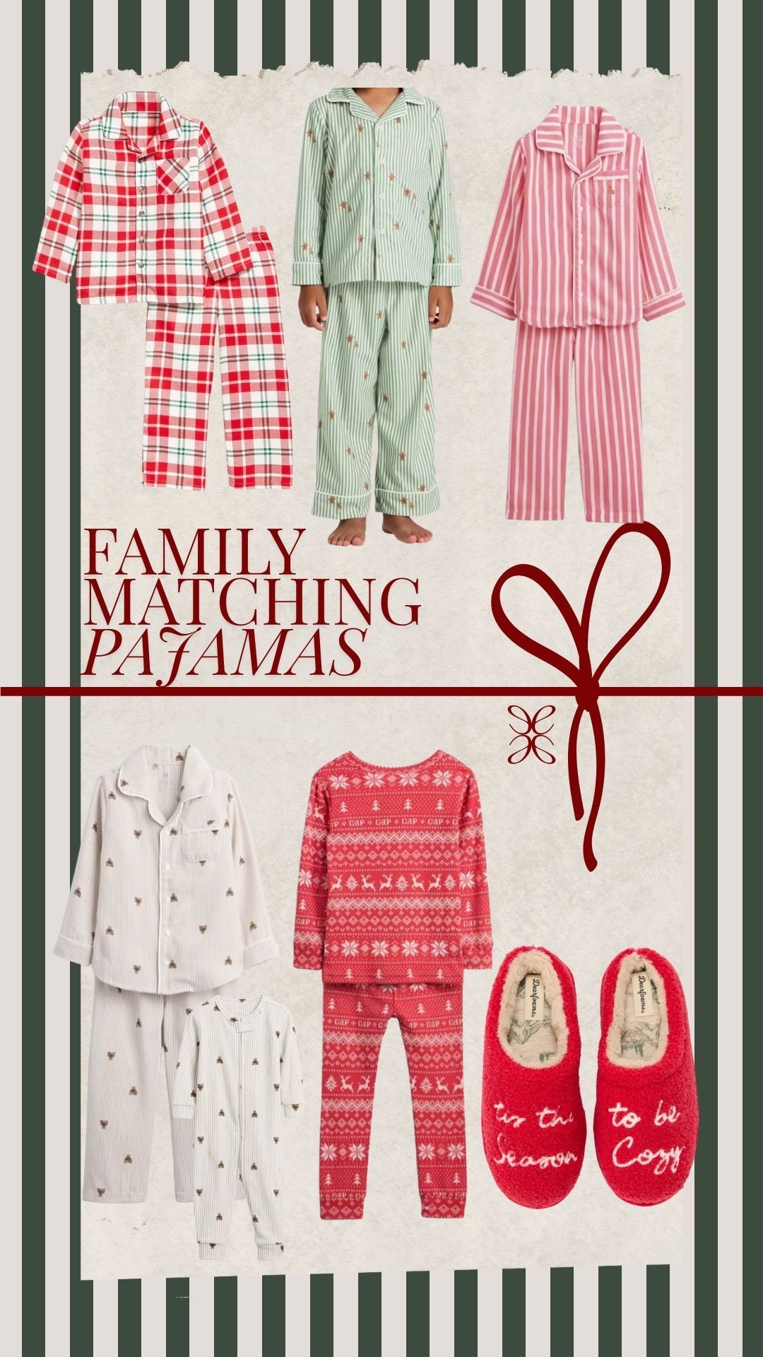 family matching Christmas pajamas 

#LTKKids #LTKHoliday #LTKSeasonal