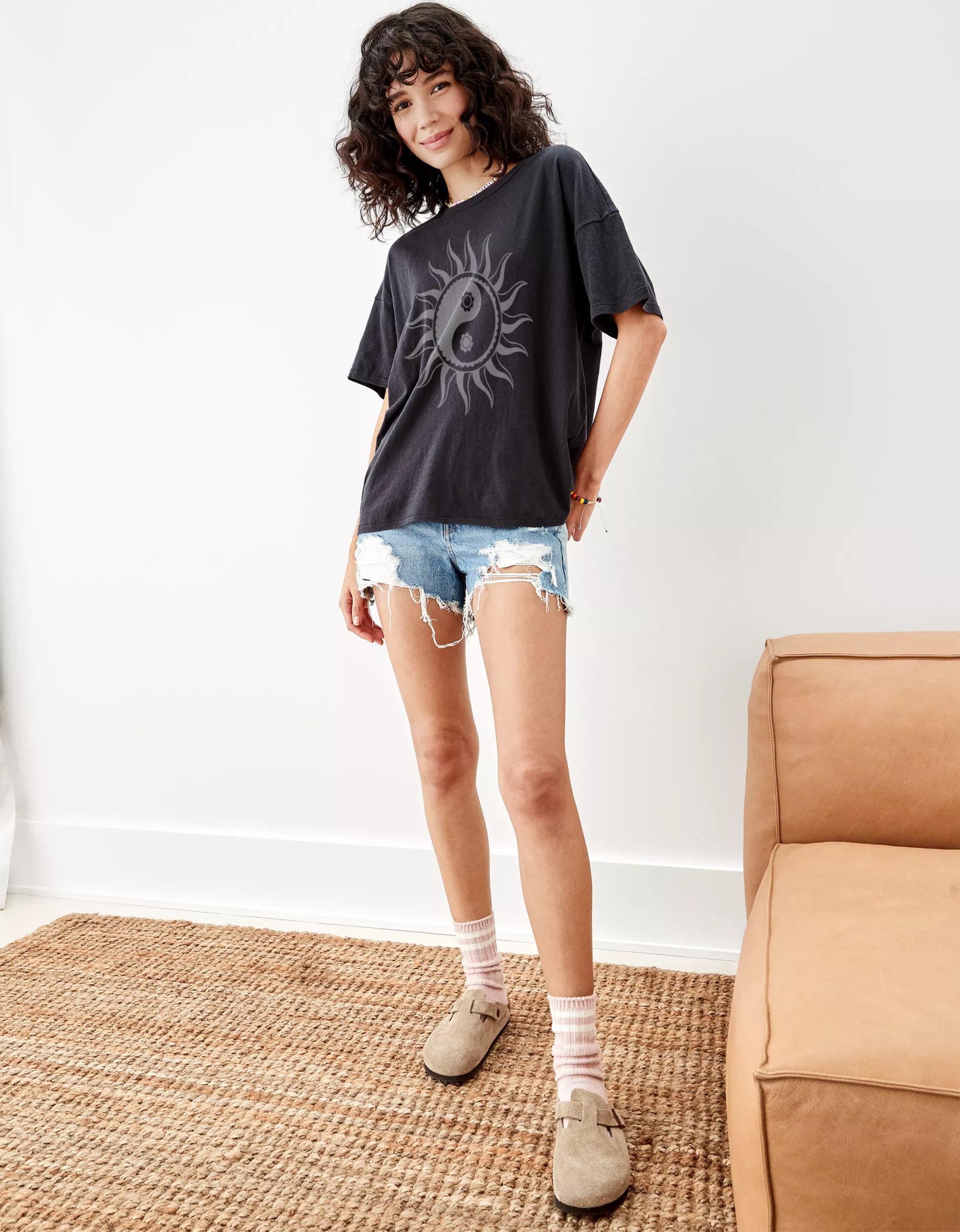 AE Oversized Graphic True Tee | American Eagle Outfitters (US & CA)