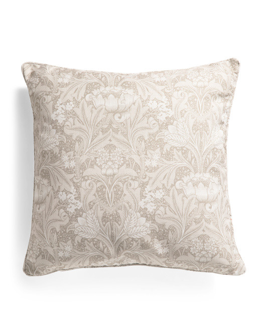 24x24 Jacquard Floral Pillow | TJ Maxx