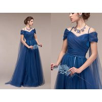 Royal Blue Maxi Dress Long Summer Chiffon Evening Wedding Party Formal Gown Open Back Festival Conve | Etsy (US)