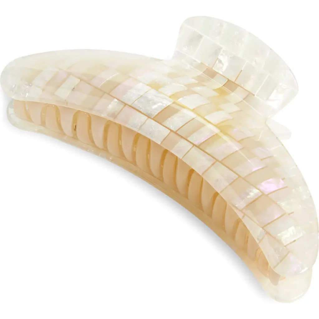 MACHETE Jumbo Heirloom Claw Hair Clip in Opalite Shell Checker at Nordstrom | Nordstrom