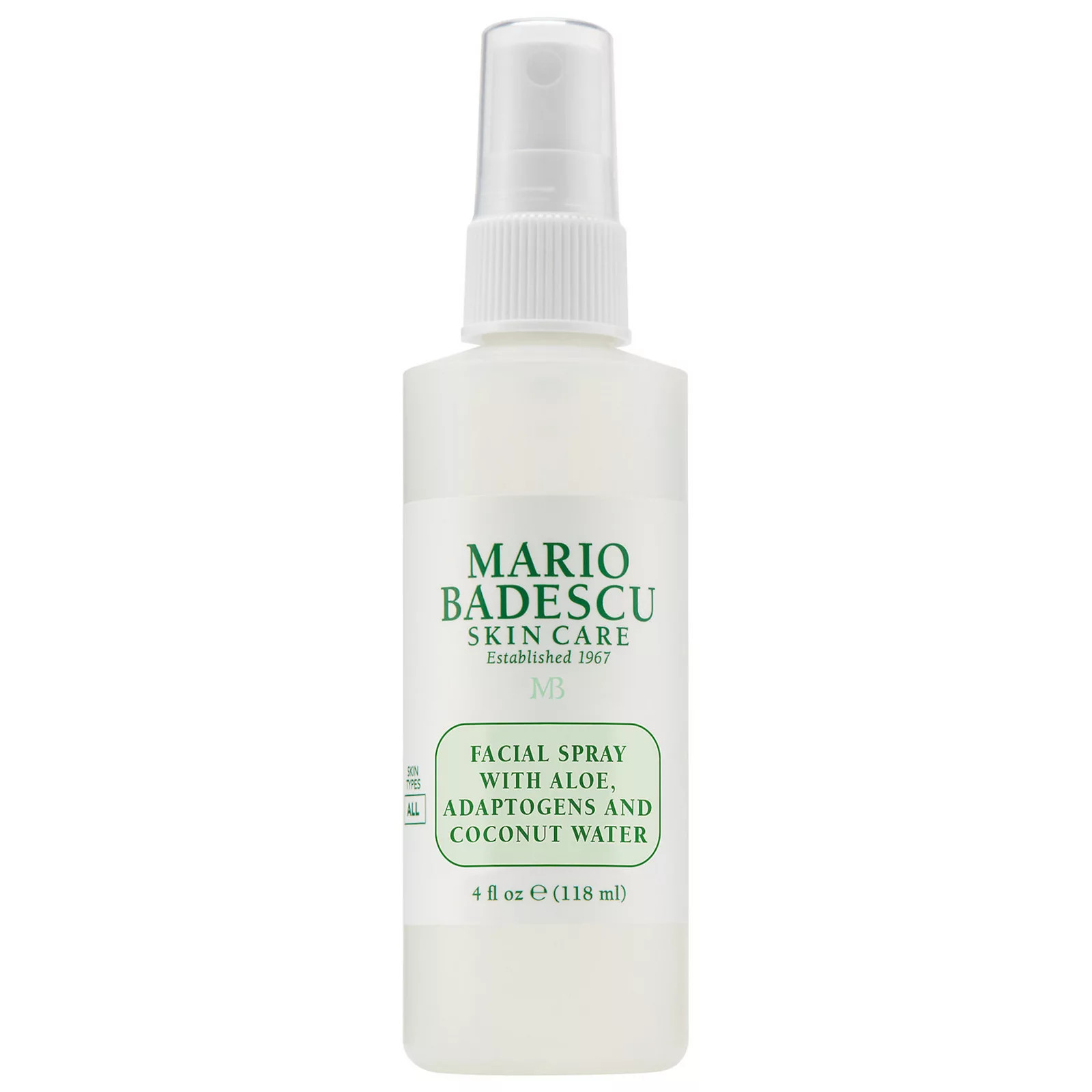 Mario Badescu Facial Spray with Aloe Adaptogens, and Coconut Water, Size: 4 FL Oz, Multicolor | Kohl's