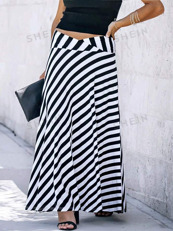 Women's Striped Skirt | SHEIN