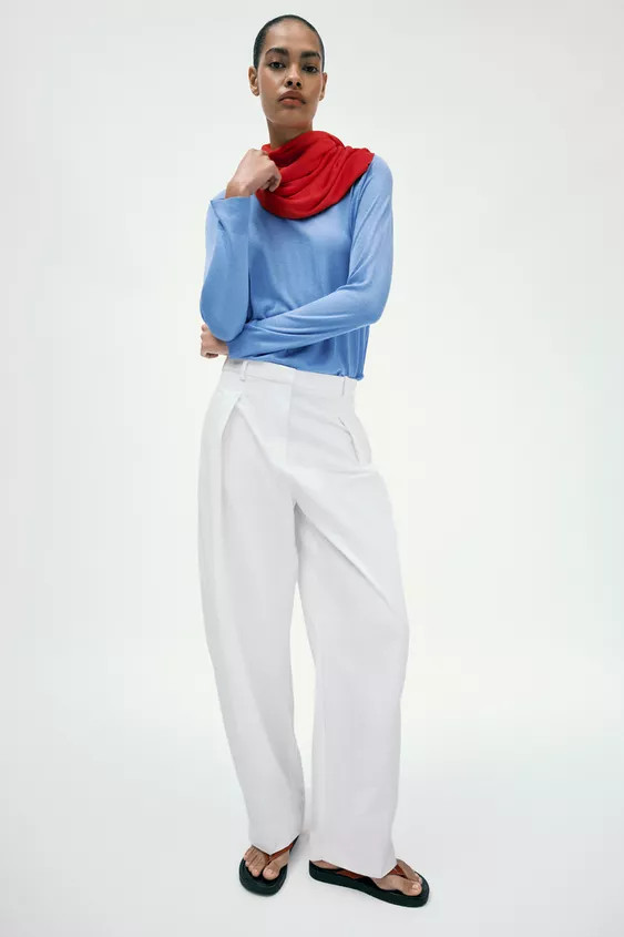 BASIC FINE KNIT JUMPER | Zara UK