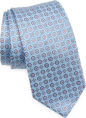 Circle Medallion Silk Tie | Nordstrom
