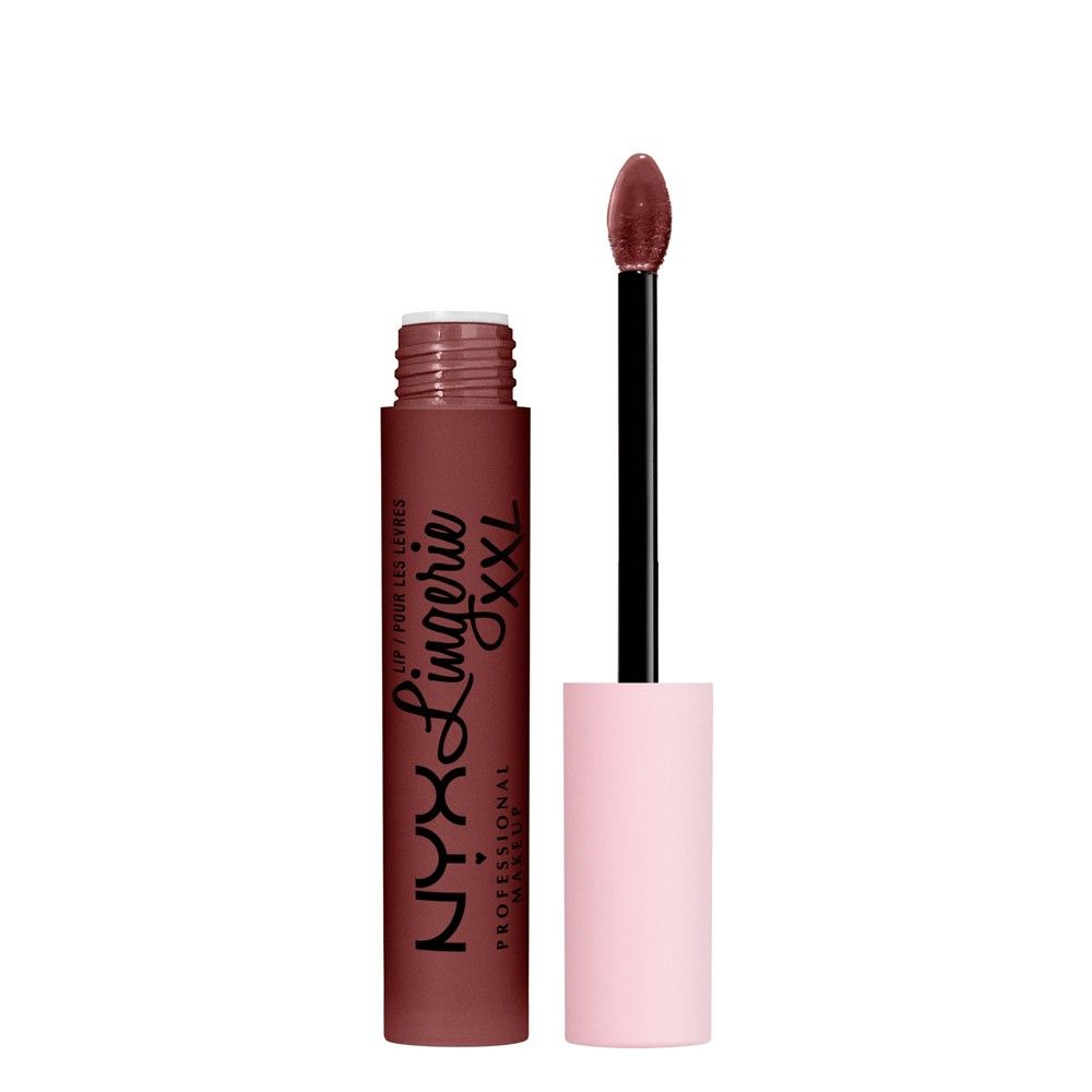 NYX Professional Makeup Lip Lingerie XXL Smooth Matte Liquid Lipstick - 09 Deep Mesh - 0.13 fl oz | Target